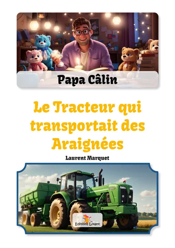 Le Tracteur qui transportait des Araignées - Couverture
