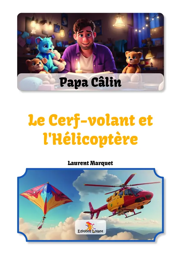 Le Cerf-volant et l'Hélicoptère - Couverture