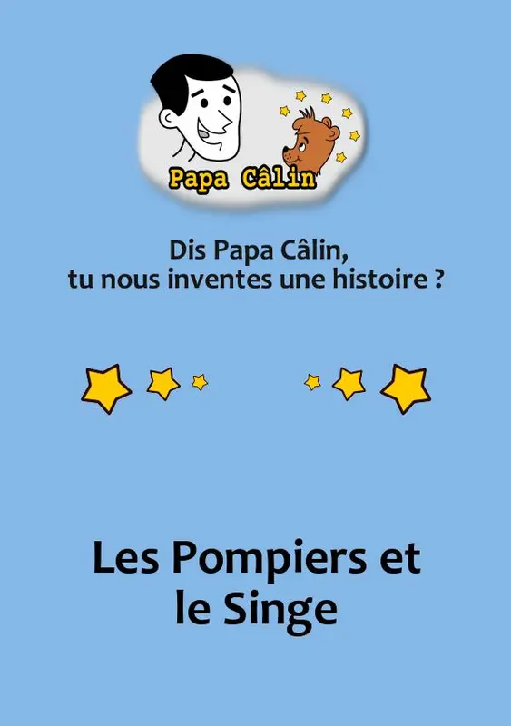 Les Pompiers et le Singe - Couverture