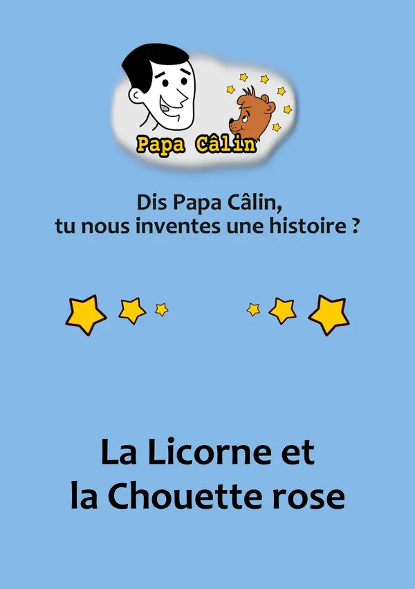 La Licorne et la Chouette rose - Couverture
