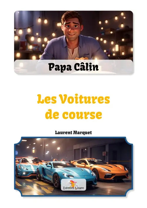 Les Voitures de course - Couverture