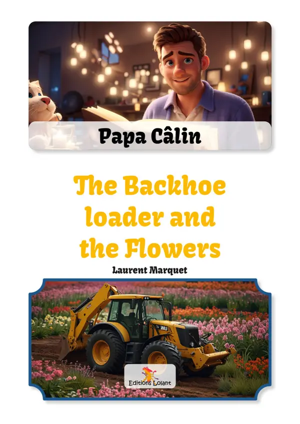 The Backhoe loader and the Flowers - Couverture